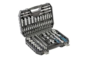 Högert Technik – Högert Technik Werkzeugset 95-teilig, CrV, Ratschen 1/4" und