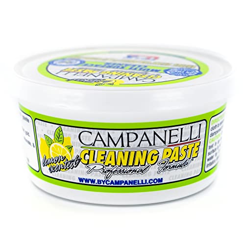 Product Image of the Campanelli's Cleaning Paste - Professional Formula Surface Cleaner & Polish - Safe, Eco-Friendly, Non-Toxic, Natural Multi-Purpose Cleaning Product - No Bleach or Solvents - No Residue (12 oz)