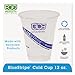 ECOEPCR12 - BlueStripe Recycled Clear Plastic Cold Cups