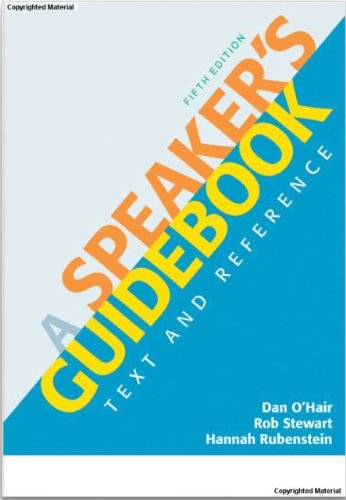 A Speaker's Guidebook: Text and Reference [Fift... B00EJXI1OG Book Cover
