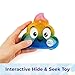 Silly Poopy's Hide & Seek by Relatable, The Talking, Singing, Rainbow Hide & Seek Toy, Fun Learning Toys for Toddlers, Interactive Toddler Toys, Hide and Seek Games, Includes 1 Toy & 2 AA Batteries