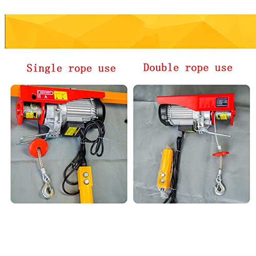 Image of 500 /1000kg Electric Crane Lifting Wire Hanging Crane Lifting Machine with Wire Rope Pulling Electric Winch (20m Remote Control 500)