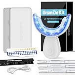 Teeth Whitening Kit with LED Light and Tooth Whitening System, Dentists Recommended, Effectively Removes Stains from Coffee, Tea & Smoking - Safe, Fast, and Gentle for Sensitive Tooth