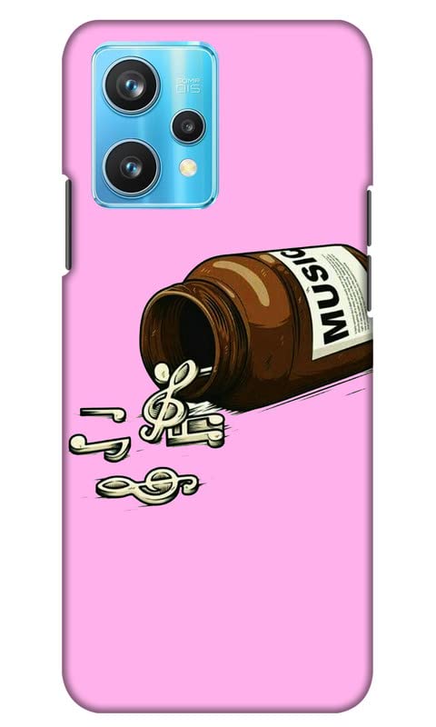 Grey Cloud India Music is The Best Medicine Back Cover for Realme 9 Pro+ (Poly Carbonate | Multicolor)