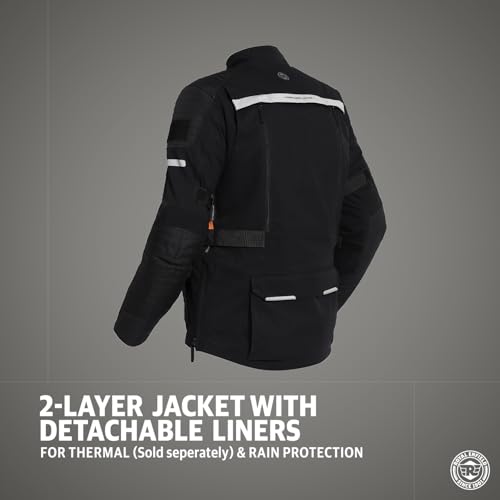 Royal Enfield Nirvik V2 Riding Jacket, Black - Image 7
