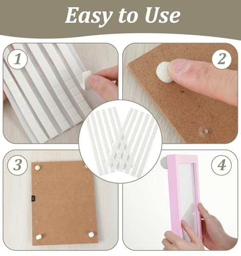 2 Pack White Tack, 192 Pcs Poster Tacky Putty, White Picture Hanging Mounting Putty for Walls Removable