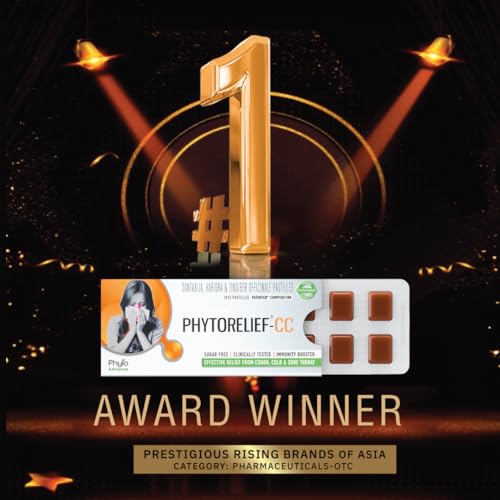 AlchemLife Phytorelief Cc|Fights Cough,Cold & Sore Throat|5X Natural Immunity Booster|Sugar-Free - Pack Of 3 (30 Pastilles),Tablets,3 Count,10 Servings