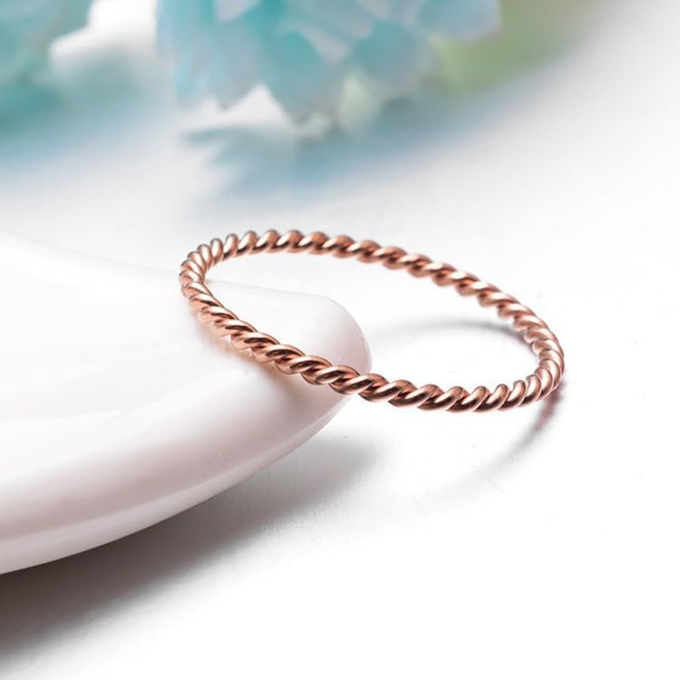 Pure copper tensor rings twisted,copper rings for men and women，Twist Ring Jewelry，Solid Copper Twisted ring Jewelry for women 10 image 6 of 7 B0DBM3XWRF