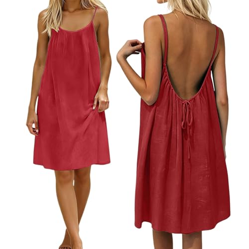 Robe nuisette courte sans manches dos aéré coupe ample confort quotidien