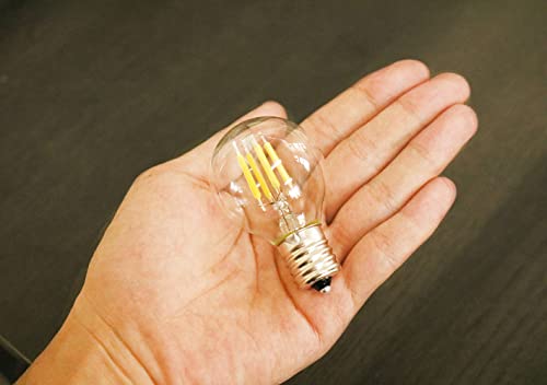 5-Pack S11 Led Bulbs E17 Intermediate Base Edison Globe Light Bulbs 40 Watt Equivalent,6000K Daylight 4W For Bedside Lamp Bulb,Lava Lamps,Glitter Lamps Non-Dimmable #TOP6