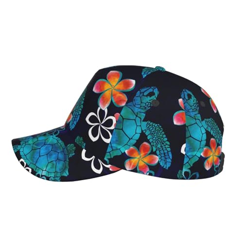 Gorra ajustable unisex con diseño de tortuga marina miniatura 5