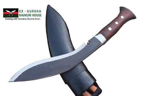 Genuine Full Tang Blade Rust Free Kukri Knife - 10" Gurkha Jungle Combate