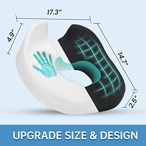 Gspscn Donut Seat Cushion To Relief Hemorrhoid Orthopedic Tailbone Pain,Portable Memory Foam Donut Pillow For Prostate,Postpartum,Coccyx,Sciatica,Bed Sores,Post Nata In Office Chairs,Car,Wheelchair #TOP4