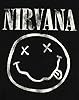 Nirvana Boys T-Shirt | Smiley Face Logo Band Tee | Black Short Sleeve Kids Top 14-15 Years #3