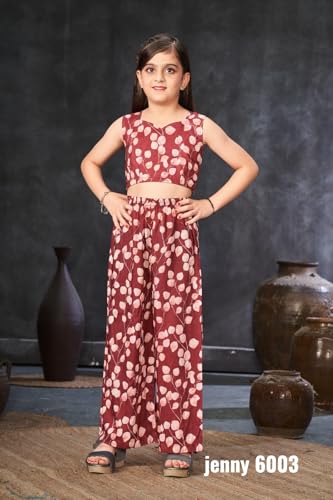 Indian Kids Wear Special Maslin With Heavy Digital Printet Shrug Style Kids Girls 92053