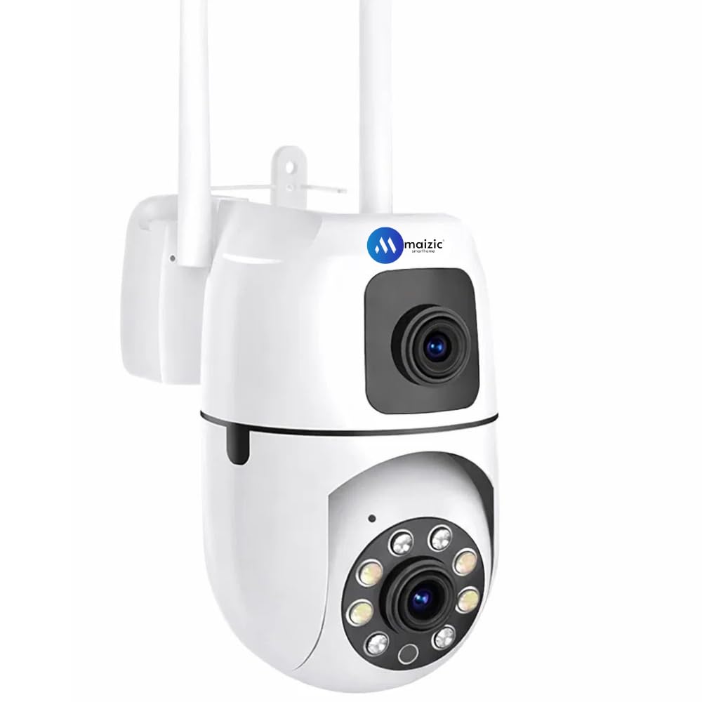 Maizic Smarthome Dual Lens Mini Fox | 5+5MP WiFi CCTV Camera with PTZ & Fixed View | AI Motion Detection, Color Night Vision, Two-Way Audio, 360° Coverage, App Remote Access-picture-13