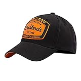 DESIGN: Legeres Design der Baseball Cap von King Kerosin mit kontrastierendem Patch in der Front und gerundetem Schirm