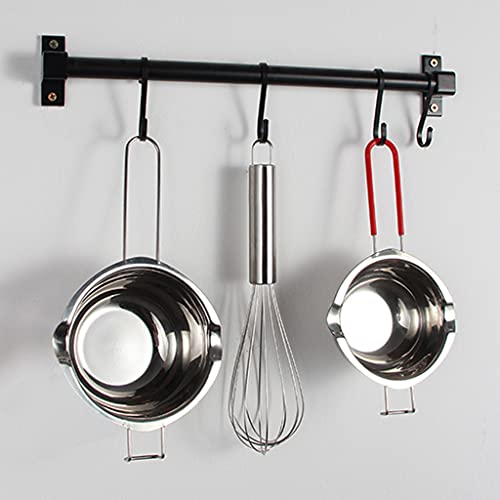 Juego de caldera doble de acero inoxidable con espátula de silicona para repostería casera 5