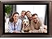 Produktbild Digitaler Bilderrahmen 13,3 Zoll, Dreamtimes WLAN Digitale Bilderrahmen HD Touchscreen mit 8GB Speicher, Auto-Rotate, Wandmontierbar, Uhr/Kalenderfunktion, Fernbedienung, Braun