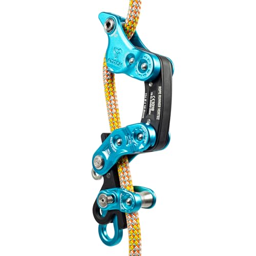 Notch Rope Runner Vertec Ultimate Climbing & Work Positioning Device, Tool-Free Adjustability, Midline Attachable, Use with Lines 11-12.9mm (99703) - Thumbnail 3