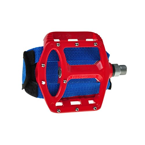 ADOCARN Cubierta de Pedal de Bicicleta Accesorios para Bicicletas Pedales Ciclismo Adulto Ligero Banda Dedo del pie pedalina de Fahrrad fahrradpedale Engranaje Ciclista piñón Fijo Azul