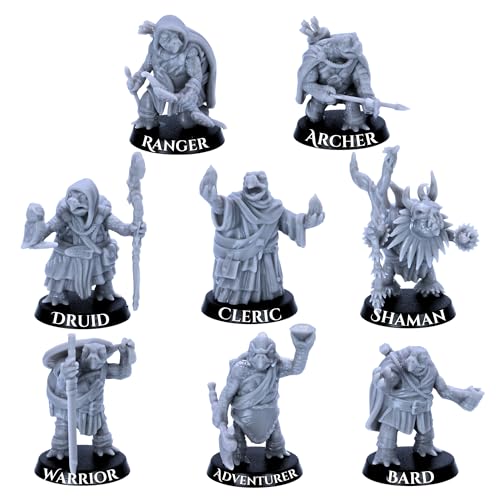 Figurines Turtle Folk pour créer des factions uniques de wargame et campagnes DnD