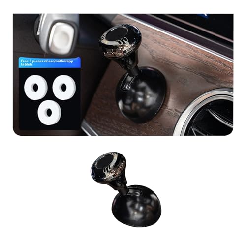 YAYASIERLI Car one-Touch Start Button Rocker, Metal one-Touch Start Joystick Ball Stick, one-Touch Automatic Joystick Start Button Cover, Suitable for All car Round Start Buttons (Black)