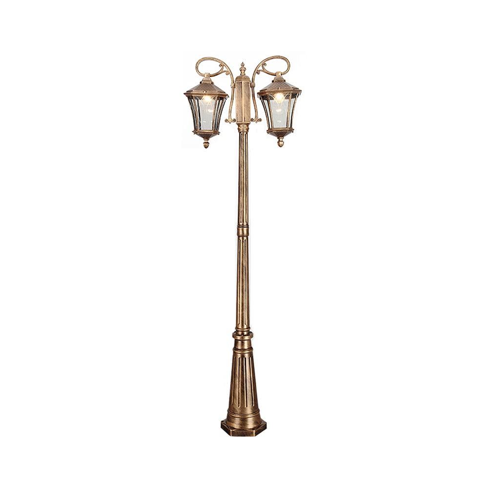 Latarnie zewnętrzne, latarnie uliczne Latarnie zewnętrzne Latarnie zewnętrzne Retro Światło o wysokim słupie Aluminiowe wodoodporne lampy słupowe Dziedziniec willi Antykorozyjne oświetlenie trawnika