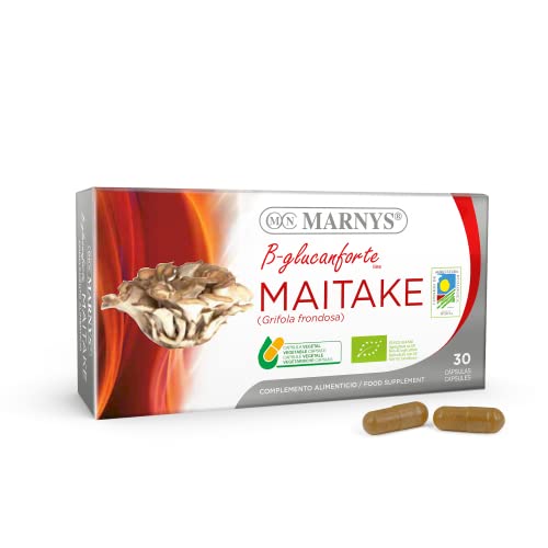 MARNYS Maitake BIO. Línea B-glucanforte Extracto de Maitake 8:1 30 Cápsulas, 1