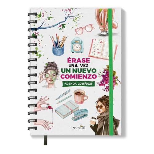 ¡Toma las Riendas del 2026! HappyMots Agenda 2026 Semana Vista – Diseño Inspirador, Organización Total y un Toque de Felicidad (PROMETO PERSEGUIR MIS SUEÑOS)