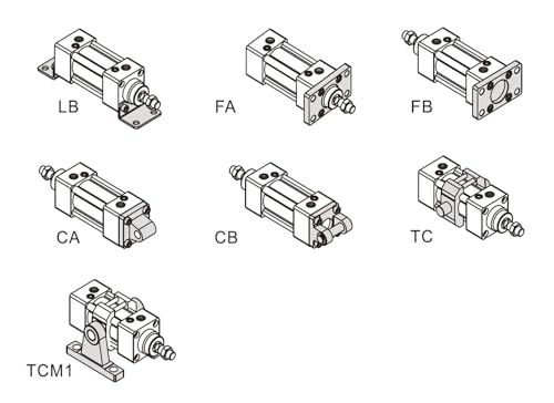 Vérin pneumatique double effet SC40 pour automatisation précise - 4