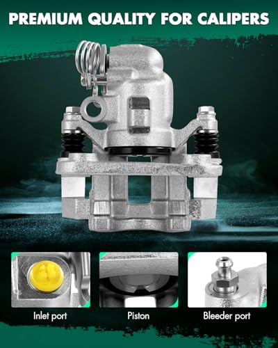 Image of SCITOO Rear Brake Calipers With Bracket 18B4537 18B4536 Compatible For Ford For Taurus 1993-1999,For Lincoln For Continental 1993-2000,For Mercury For Sable 1993-1999