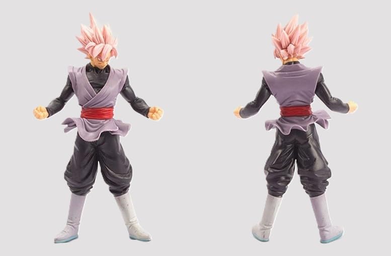 Image of Awestuffs Large Action Figure Limited Edition Figure Toy Statue Merchandise for Anime Lovers (Super Saiyyan Rose) (18 cm)