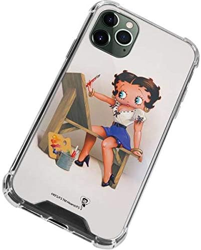 Skinit Clear Phone Case Compatible with iPhone 12 Pro Max - Officially Licensed Betty Boop The Artist Design