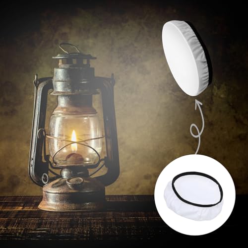 6 Pcs 7\"/18cm Light Diffuser White Diffuser Lamp Cover Light Sock Lamp Shade Diffusers Softens The Lights Output for Studio Strobe Reflectors and Video Shooting - Thumbnail 7