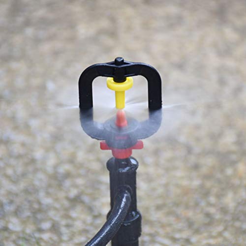 Coscosx 40 Pcs Automatic Refraction Nozzles Taper Hanging Watering Sprinklers Device Atomizing Garden Hose Holder Sprayers Irrigation Drip Overhead Misting Kit Gardening Lawn Micro-Sprayers System #TOP3