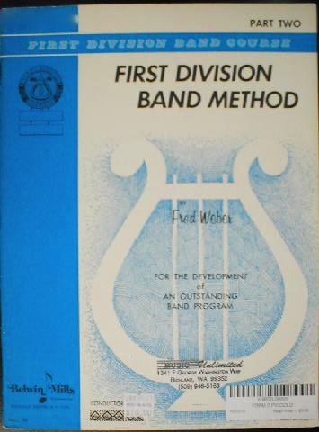 first division band method - drums, part two B000REO5Q4 Book Cover