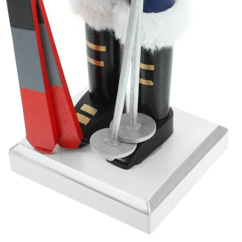 Casse-Noisette en Bois 38 CM : Décoration Noël Maison et Statuette Hiver