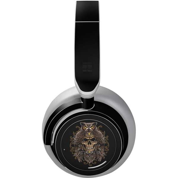 Skinit Decal Audio Skin Compatible with Surface Headphones - Originally Designed Skull and Owl by Sarah Richter Design