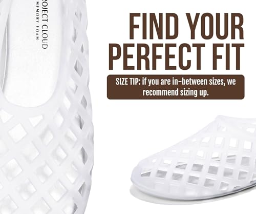 Image of Project Cloud Jelly Shoes Women - Lightweight & Water-Resistant Women's Flats Sandals - Non Slip Womens Shoes - Perfect Summer Jelly Flats for Women 2026 (Jellz)