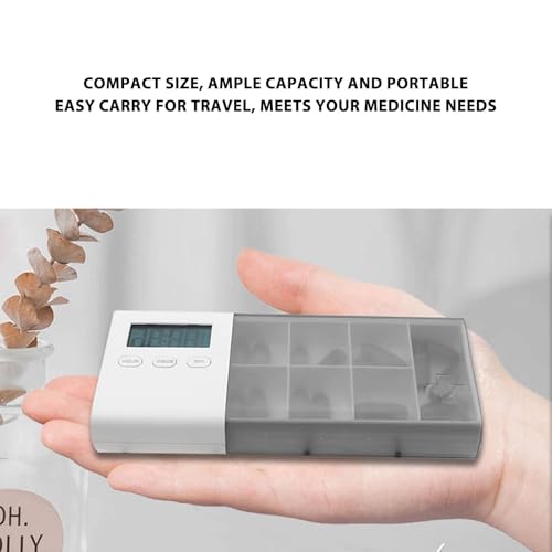 Pastillero electrónico recargable que soluciona los descuidos de medicación con alertas 4