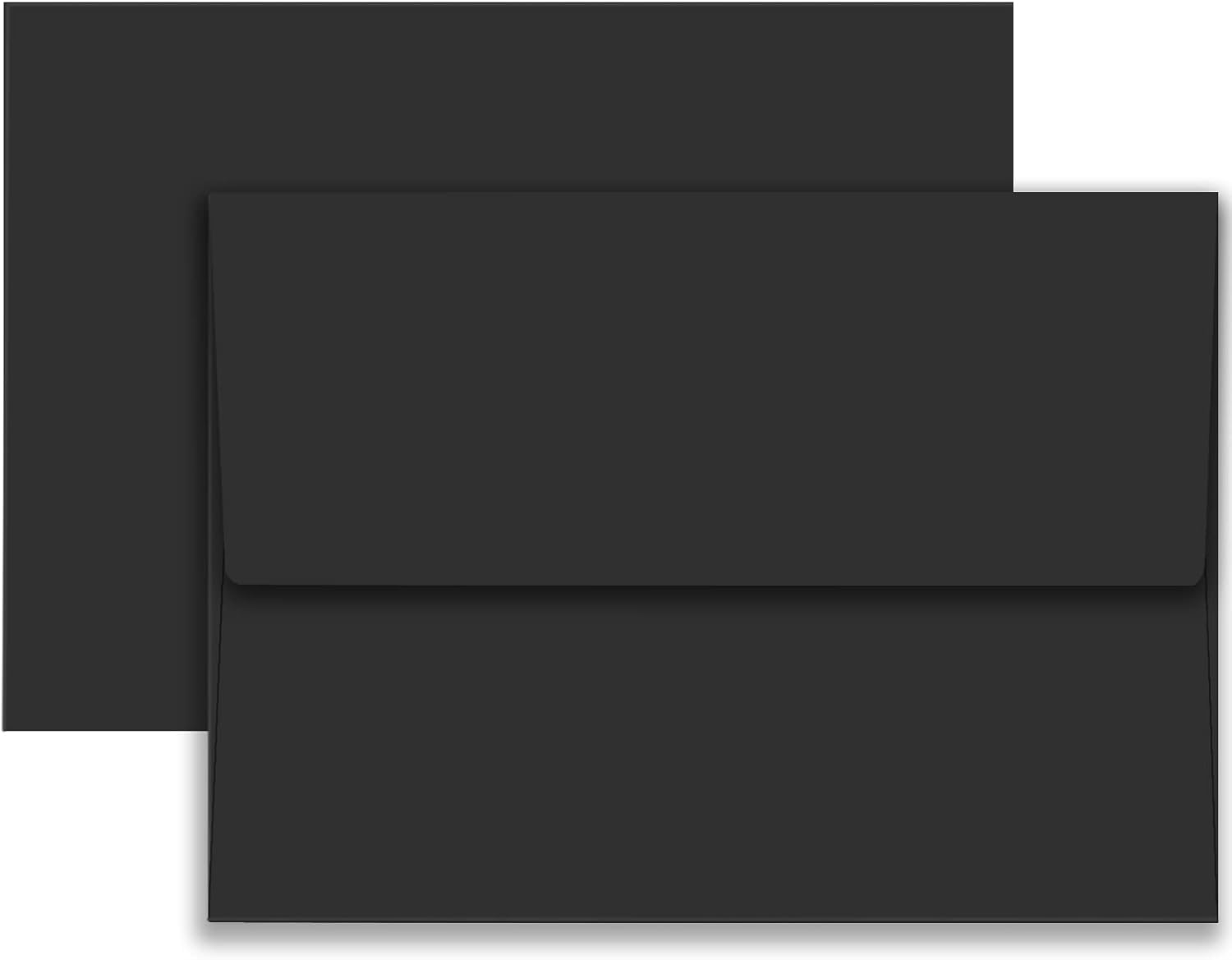 100 Packs 5 x 7 Envelopes for Invitation, Black A7