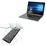 BoxWave Keyboard Compatible with 6 Goodlife623 GPD P2 Max 2022 Portable Laptop - AquaProof USB Keyboard, Washable Waterproof Water Resistant USB Keyboard - Jet Black