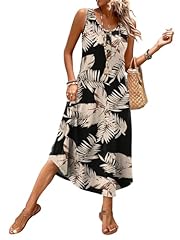 Black Beige Tropical Leaves