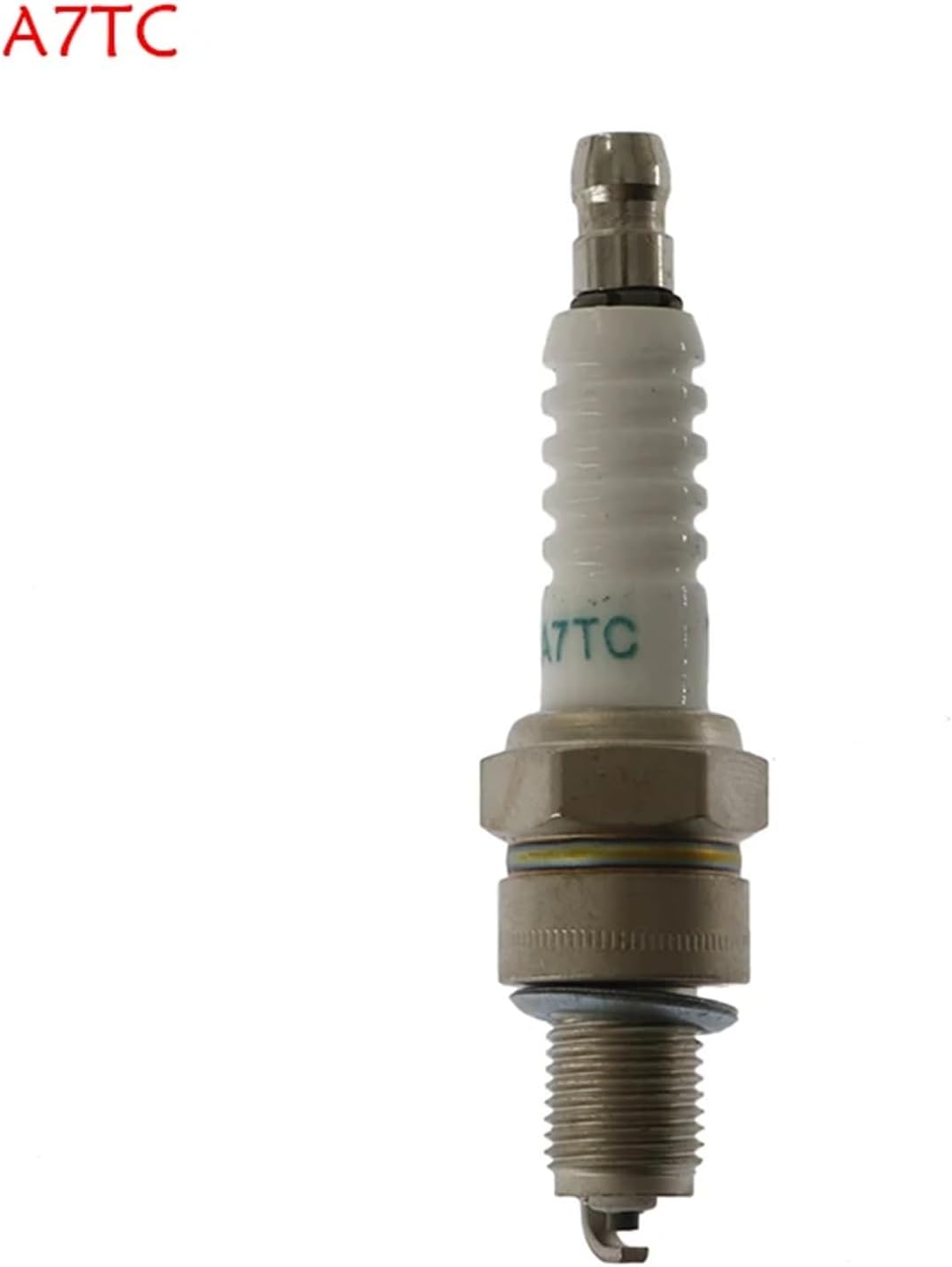 Spark Plug 1 Electrode A7TC D8EA BM6A C7HSA CMR6H BP7HS F5TC L7T Compatible with 50cc 70cc 110cc 125cc 150cc Atv Scooter Dirt Bike Go Kart(Y-BP7HS)