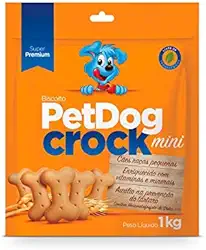 Pet Dog Biscoito Pet Dog Crock Mini 1Kg