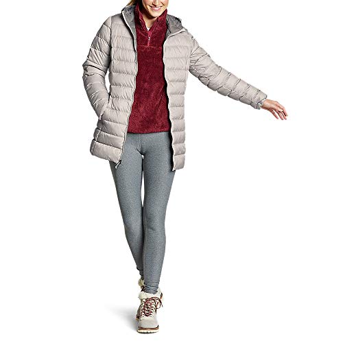 Eddie Bauer Women's Cirruslite 2.0 Down Parka, Lt Gray, Medium #TOP2