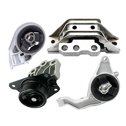 Onnuri For 2006-2010 Chevrolet Cobalt 2.2L/2006-2008 2.4L Auto Motor & Trans Mount Set : A5385, A3081, A5374, Em4158 - K2494 #TOP4