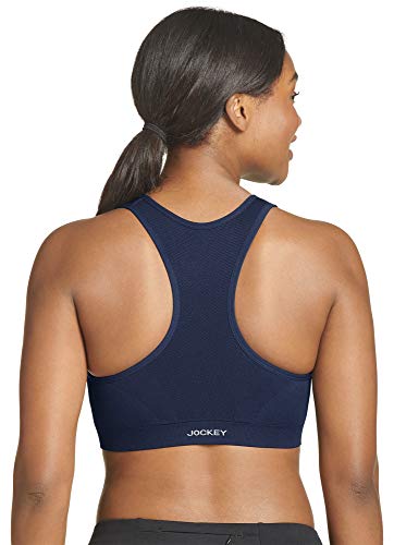 Image of Jockey Active Zip Front High Impact Seamless Bra