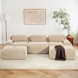 SoarFlash Sofá Moderno Modular, Beige